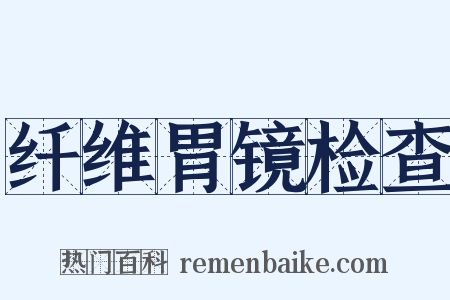 纤维胃镜检查是什么意思的图片